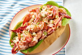 Lobster Roll on a plate 