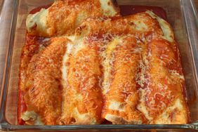 Cheesy chicken enchiladas